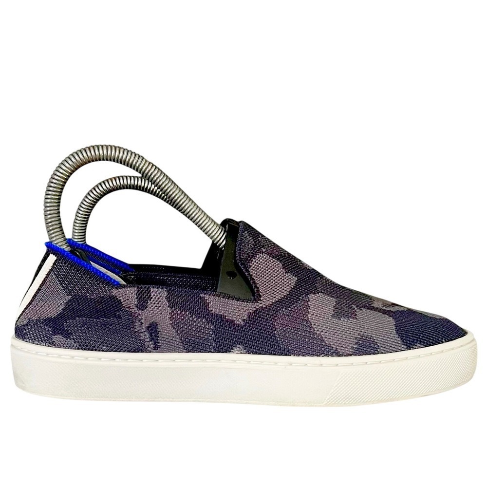Rothy's The Point Camouflage Knit Slip On Sneakers Women's Size 6.5